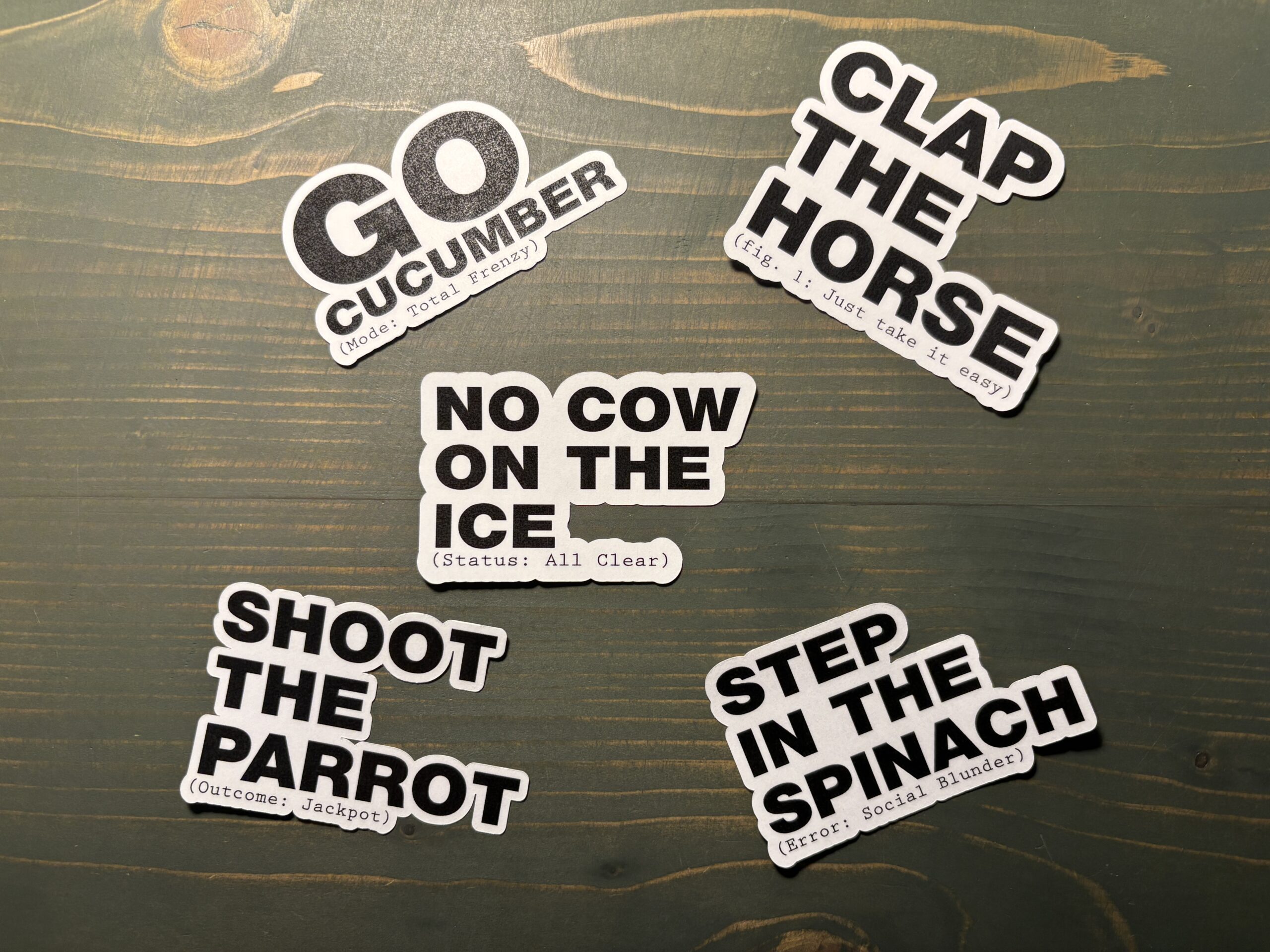 Danglish Stickers – Sæt sort snak på dine ting